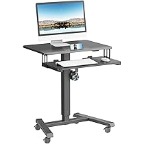 ERGOMAKER スタンディングデスク 卓上 昇降式 キーボードトレイ付き Amazon | ERGOMAKER スタンディングデスク 卓上 幅55CM 高さ調節